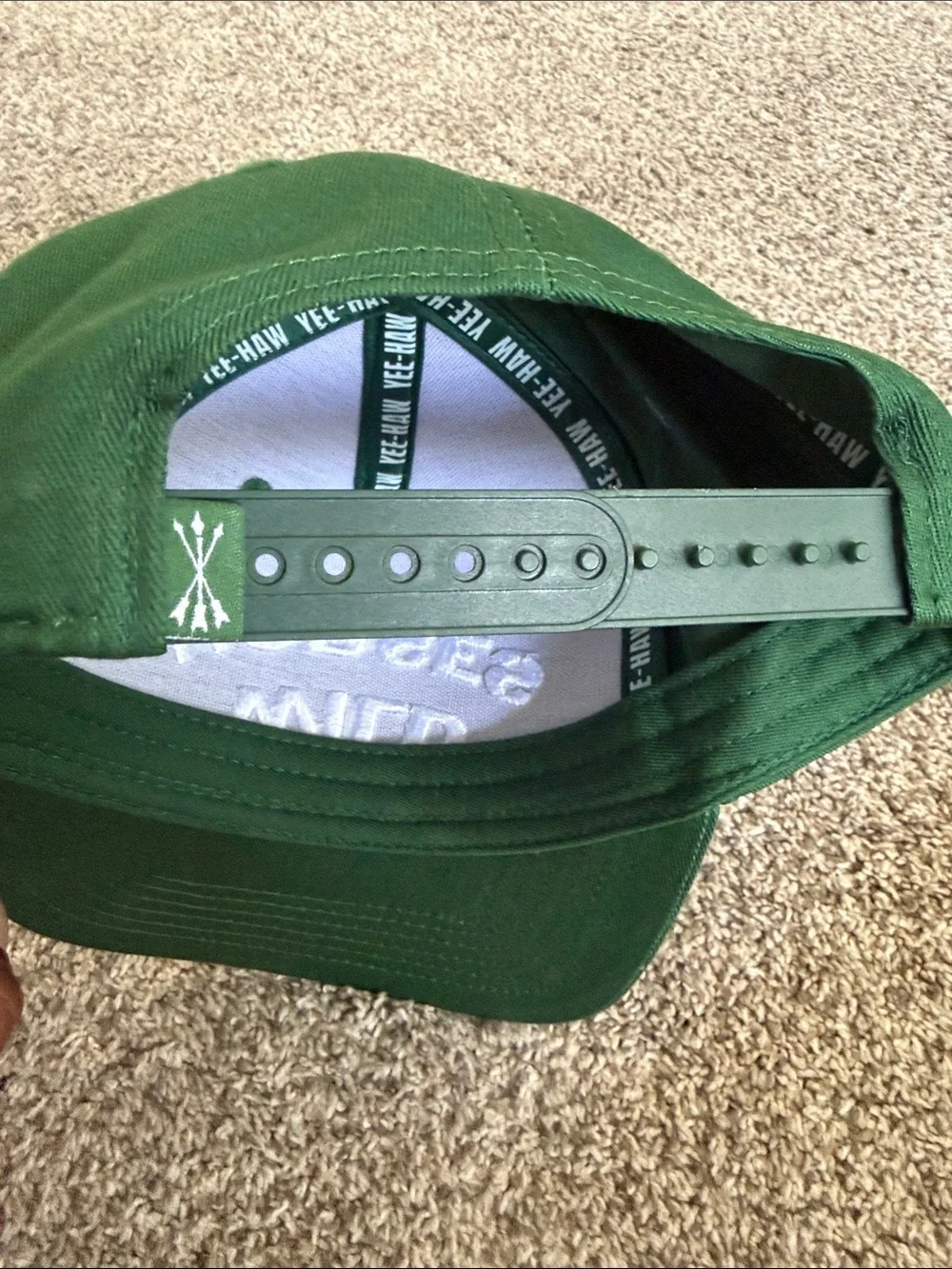 Green 'WILD HORSES' Embroidered Cap - From Petco Park Concert